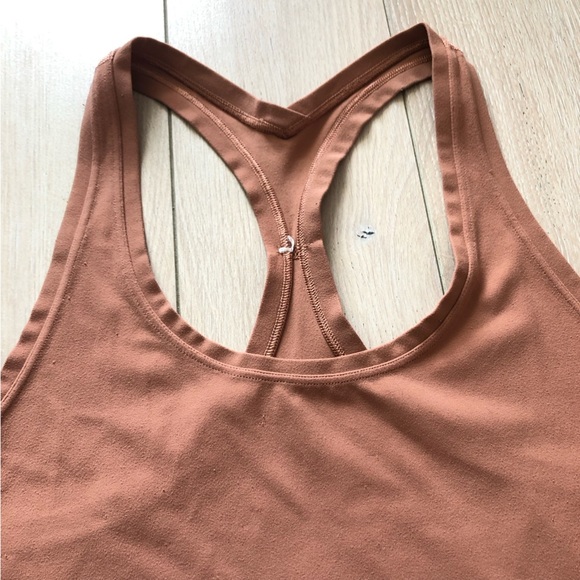 Lululemon Racerback Running Tank Top in Burnt Orange - Picture 5 of 8